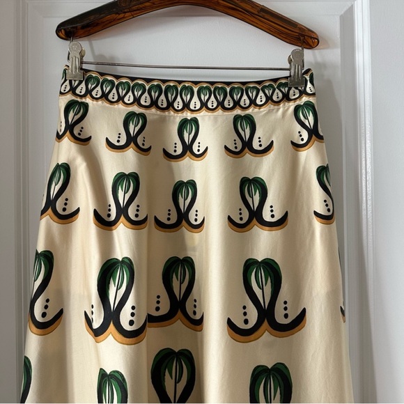 Farm Rio Off-White Coconut Tree Flow Skirt - Picture 2 of 9